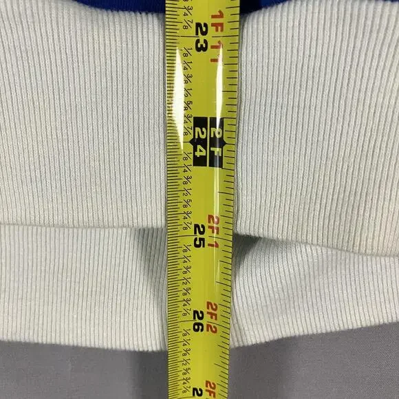 Italy Italia Jacket Mens Large Blue White Soccer Full Zip Track Top Stylo - Picture 8 of 16